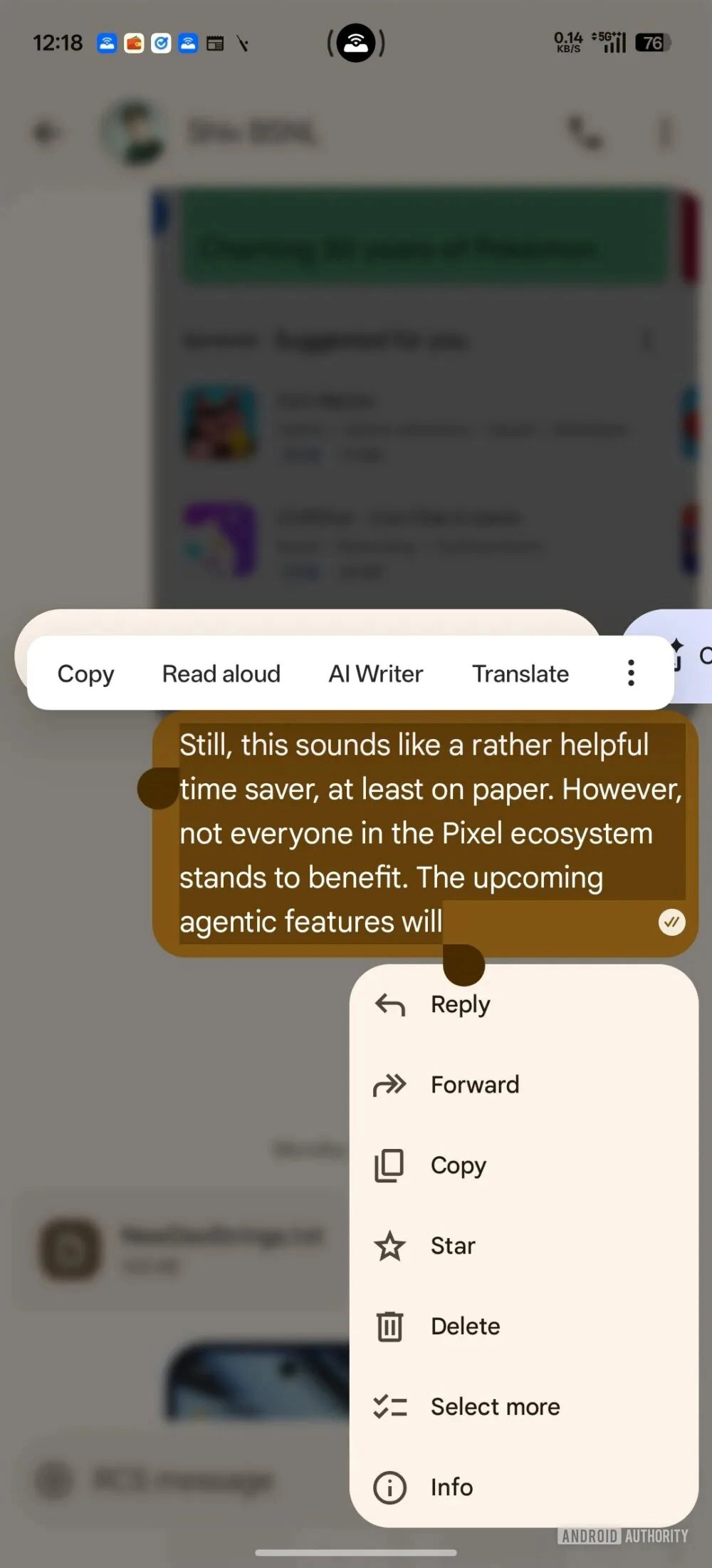 Google Messaggi copia selettiva: ecco come funziona