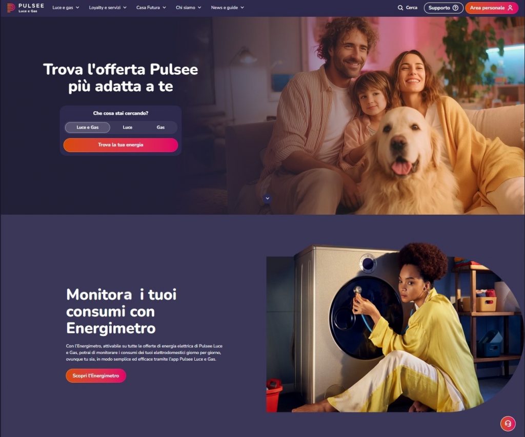 Nuovo sito Pulsee: esperienza più smart per energia e servizi digitali