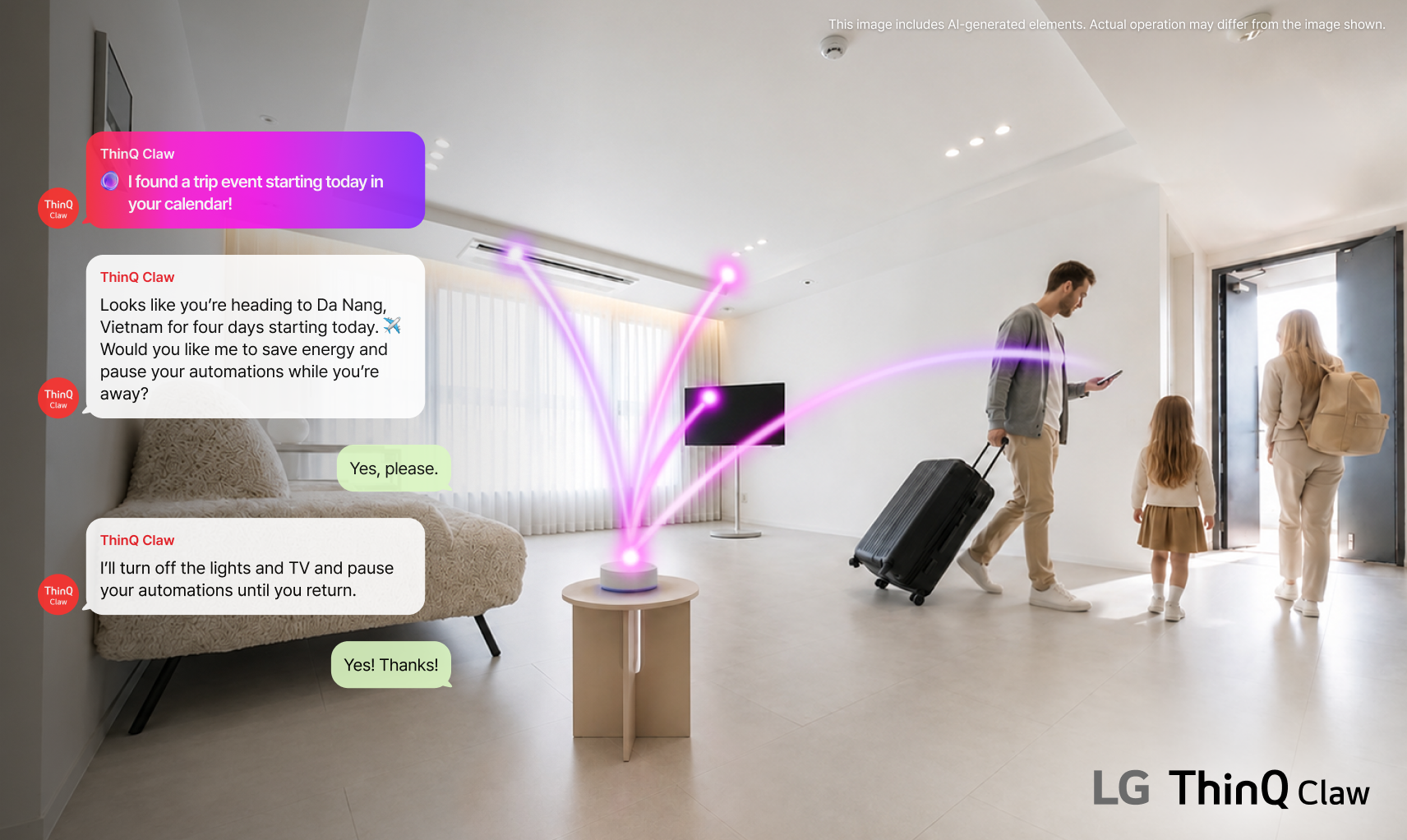 LG AI Home cambia passo a IFA 2026 con ThinQ Claw
