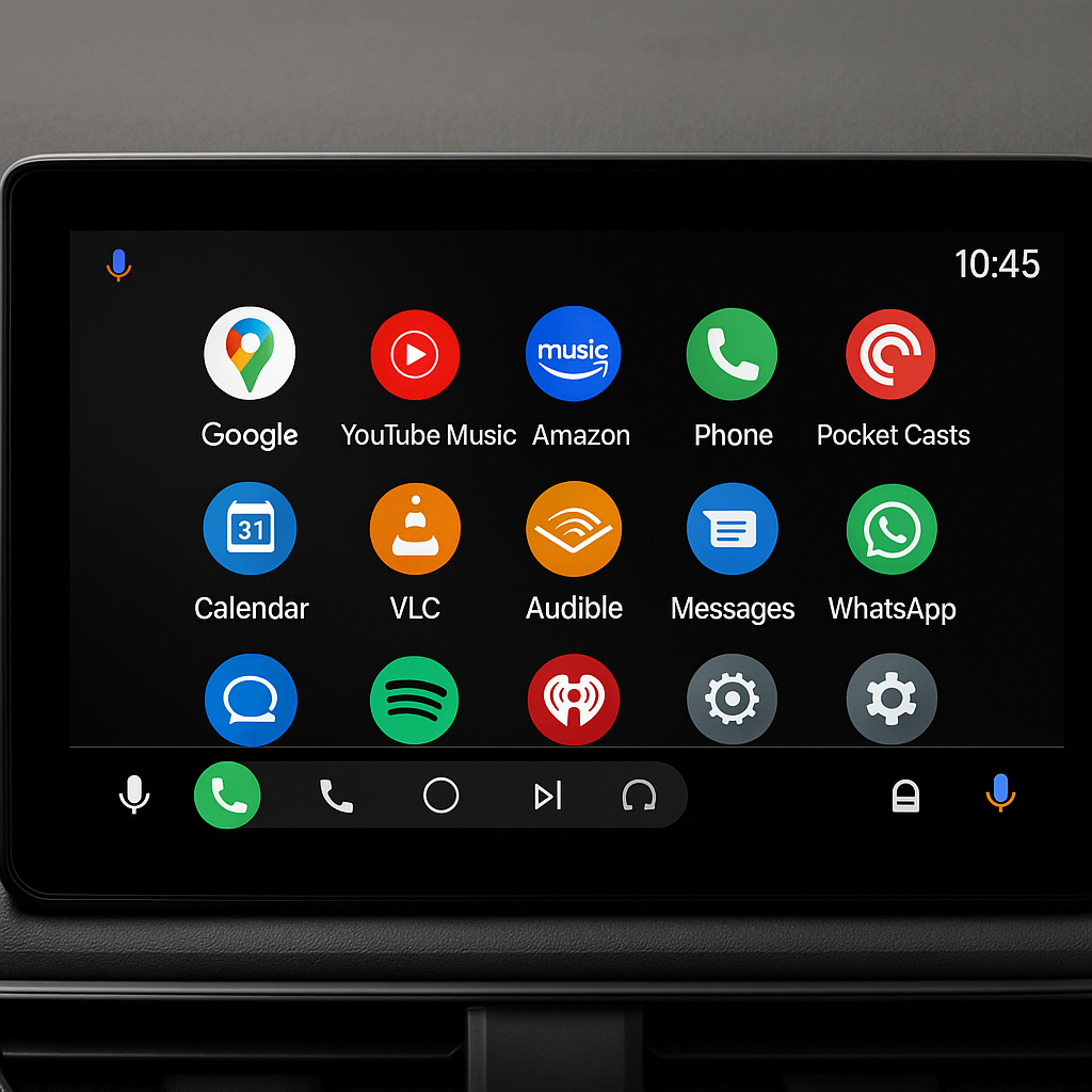 Android Auto app drawer: Google testa griglia fino a 7 colonne