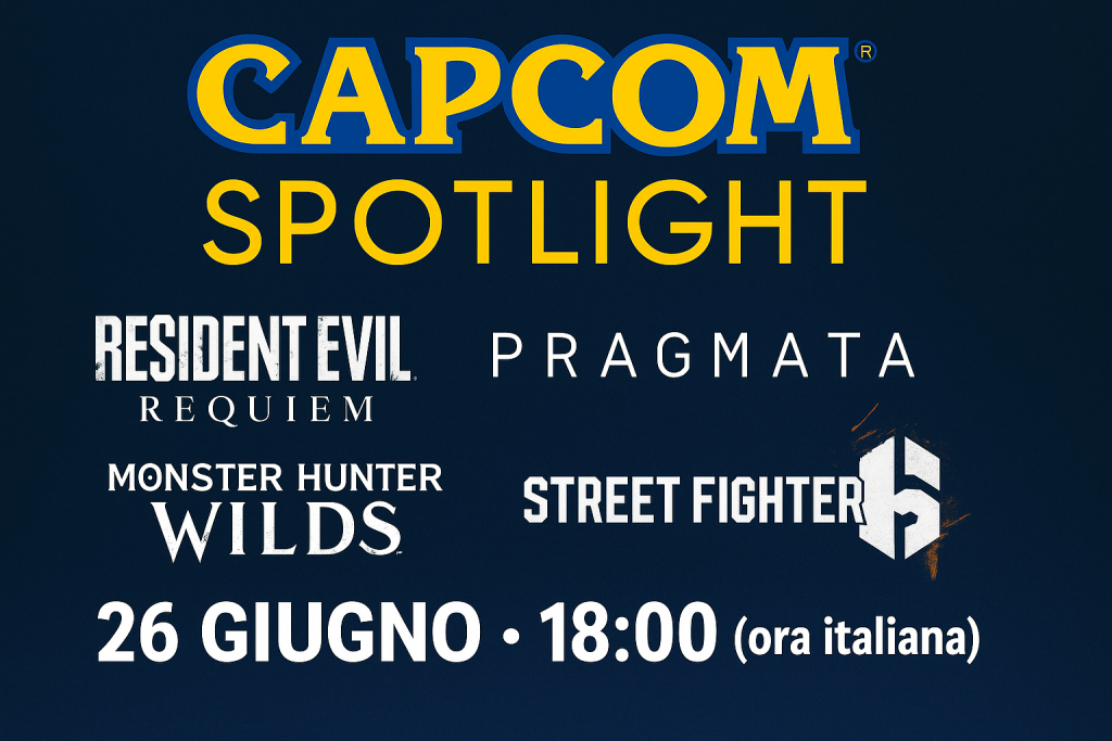 Capcom Spotlight torna il 26 giugno: spazio a Resident Evil Requiem, Pragmata e Monster Hunter Wilds