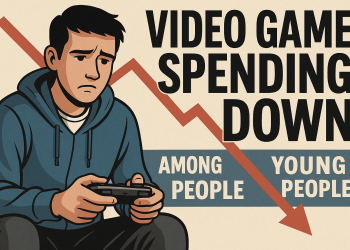 Spesa videogiochi giovani in calo: -25% negli USA