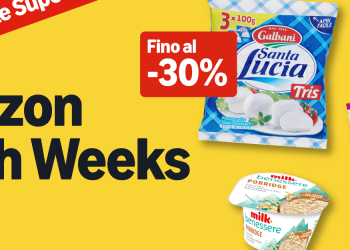 Amazon Fresh Weeks: un mese di offerte fino al 30% per il rientro di settembre