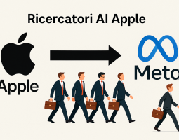 Ricercatori AI Apple: fuga di talenti verso Meta e start-up