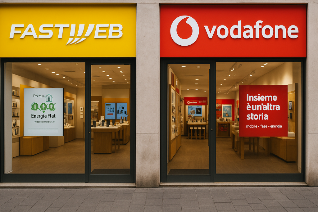 Fastweb e Vodafone lanciano la prima offerta congiunta