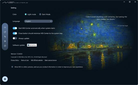 MSI Prestige 14 Flip AI+ diventa un’opera di Van Gogh