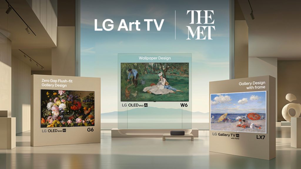 LG Gallery+ porta 100 opere del Met sui TV di casa