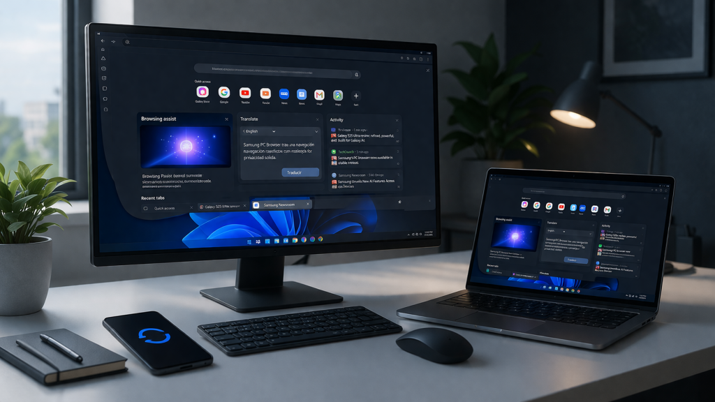 Samsung porta il suo browser AI anche su PC