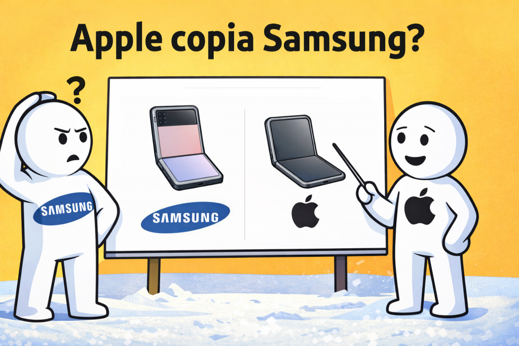 iPhone pieghevole: Apple copia Samsung?