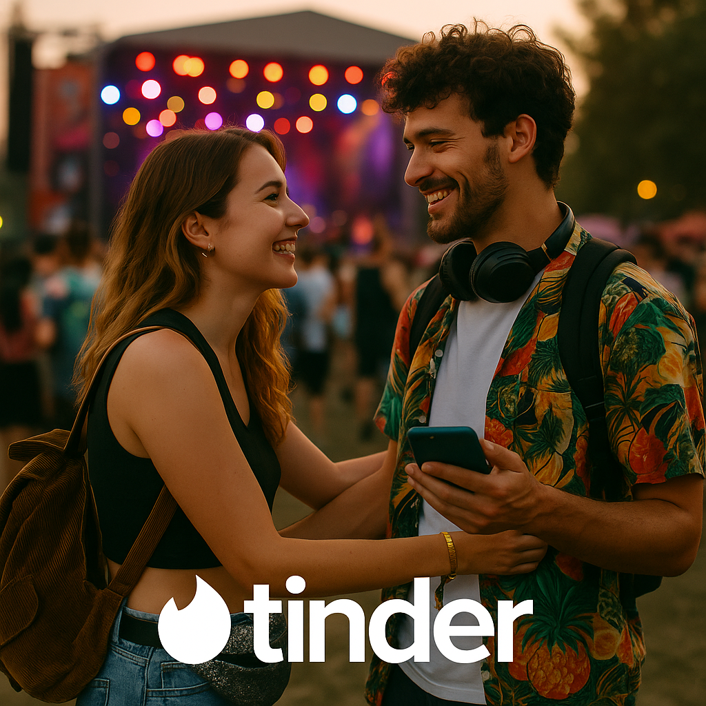 Tinder e Festival: come la musica sta rivoluzionando il dating estivo