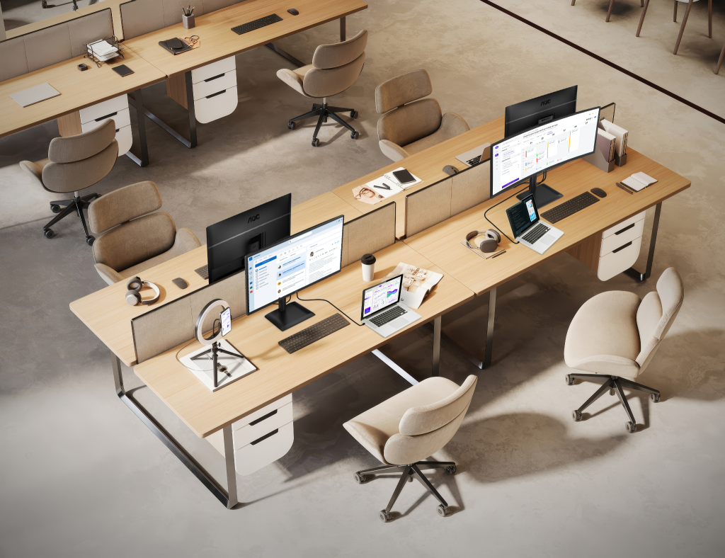 AOC E4: monitor PMI più ergonomici e nuovi standard