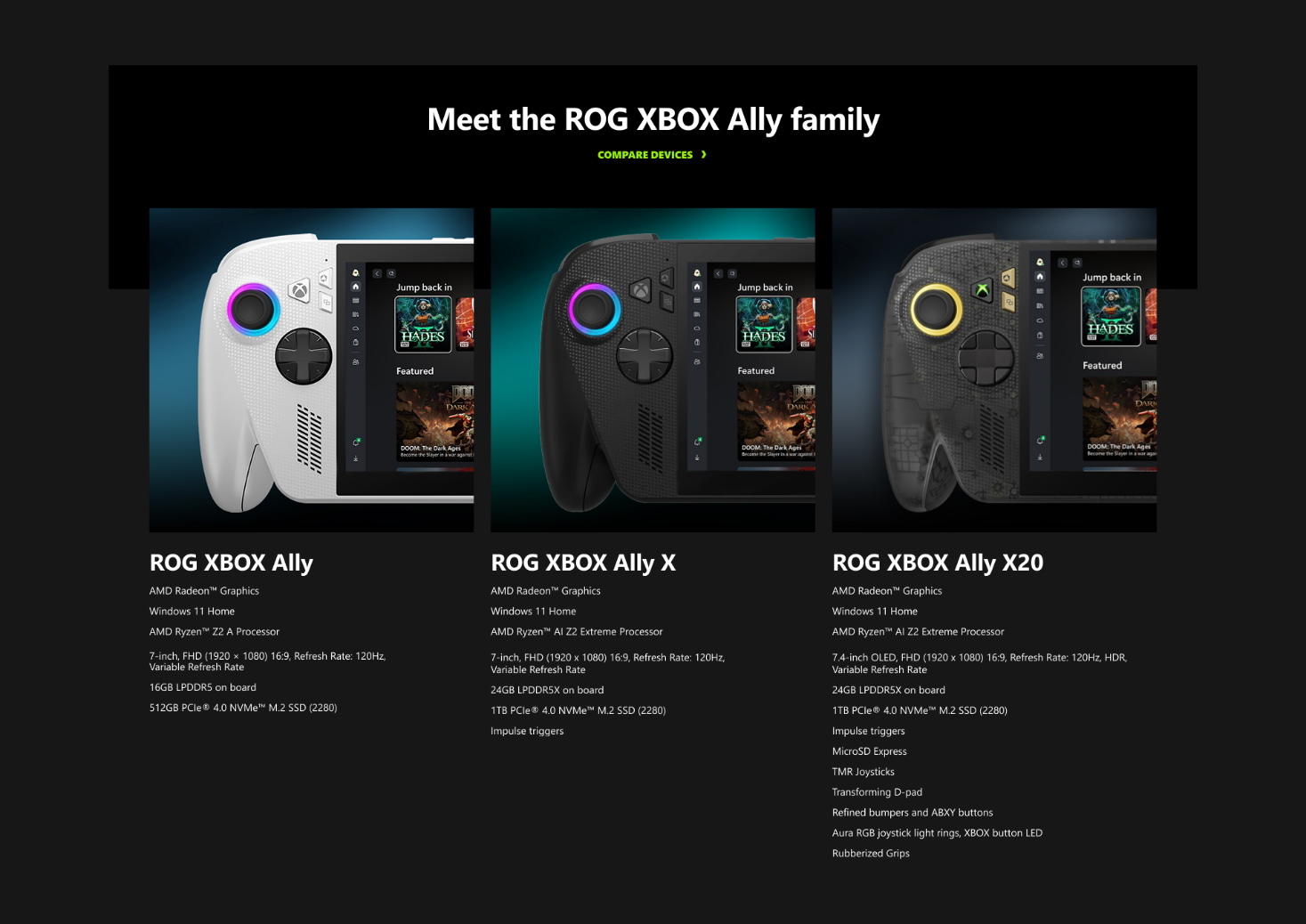ROG XBOX Ally X20 in preordine con un bundle premium