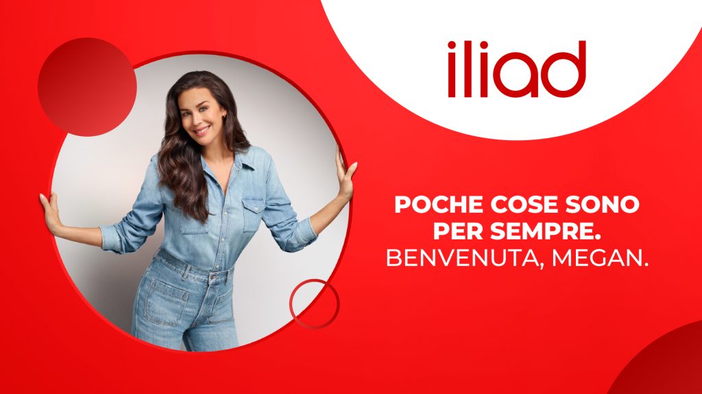 Megan Gale torna in Italia con la nuova campagna iliad