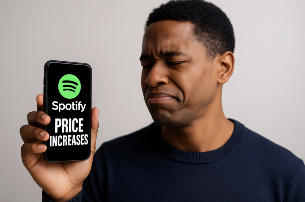 Aumento prezzi Spotify: Premium sale a 12,99$