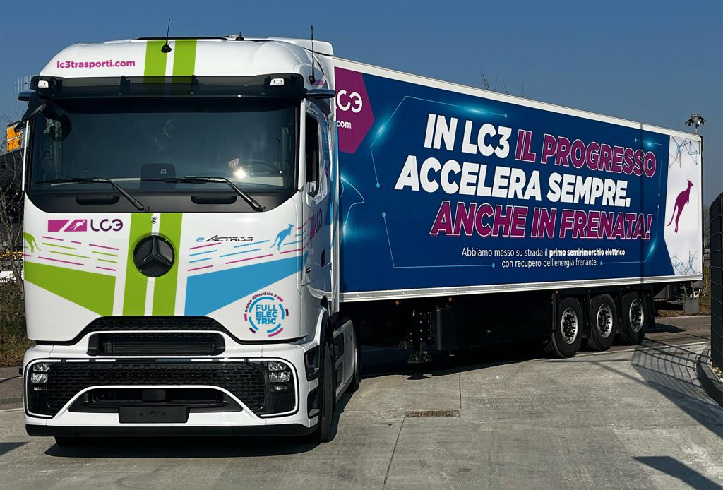 LC3 Trasporti porta in Italia il primo trattore full electric