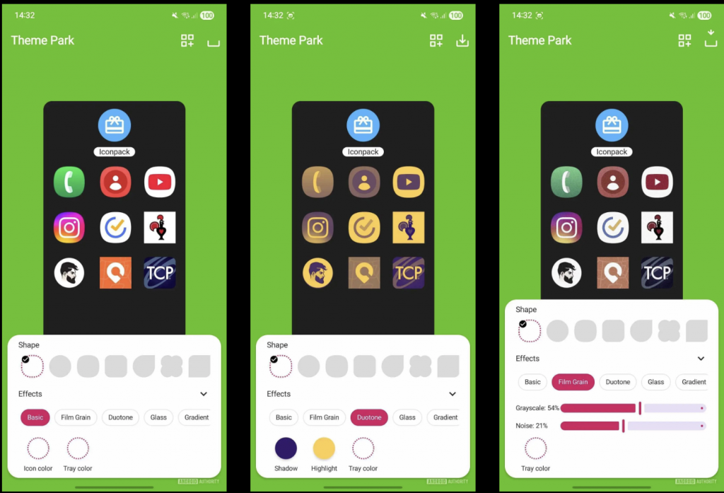 Anche Samsung si fa “di vetro” con il nuovo effetto glass in Theme Park