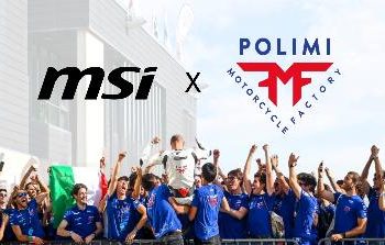 MSI annuncia la partnership con PoliMi Motorcycle Factory