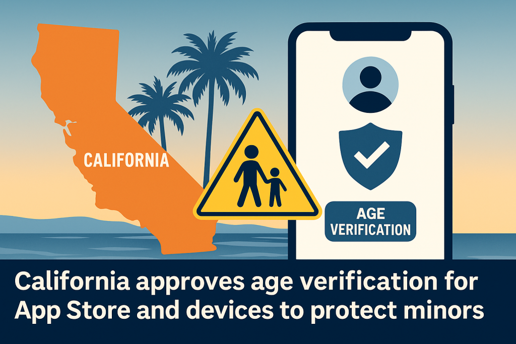 La California approva la verifica dell’età per App Store e sistemi operativi