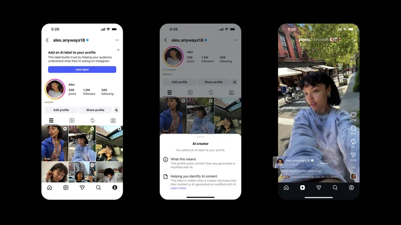 Instagram AI Creator: nuove etichette in arrivo