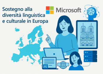 Microsoft e l'IA per la diversità linguistica e culturale in Europa