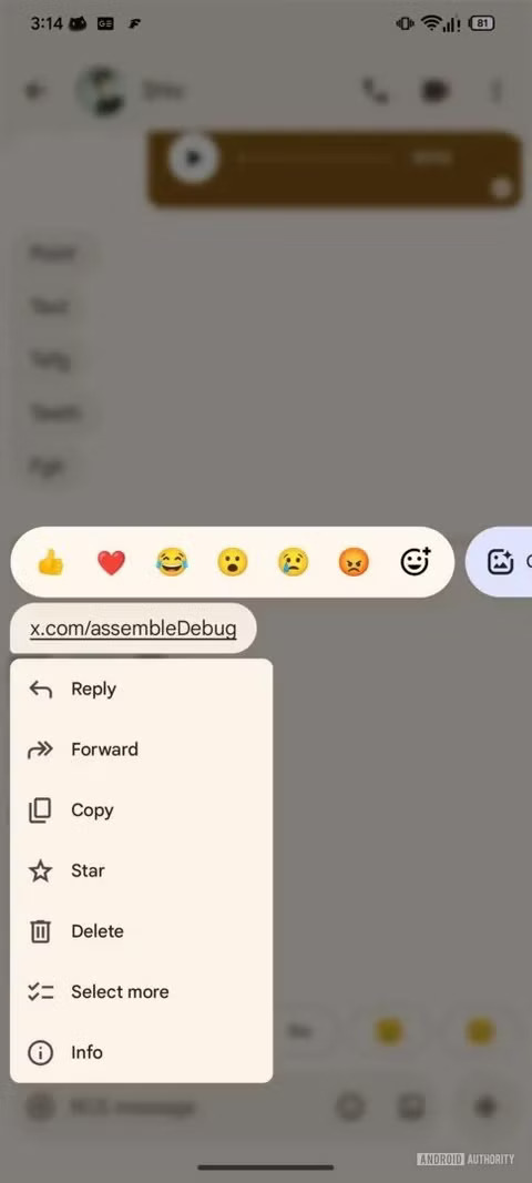 Easy Access : nuovo menu per Google Messaggi
