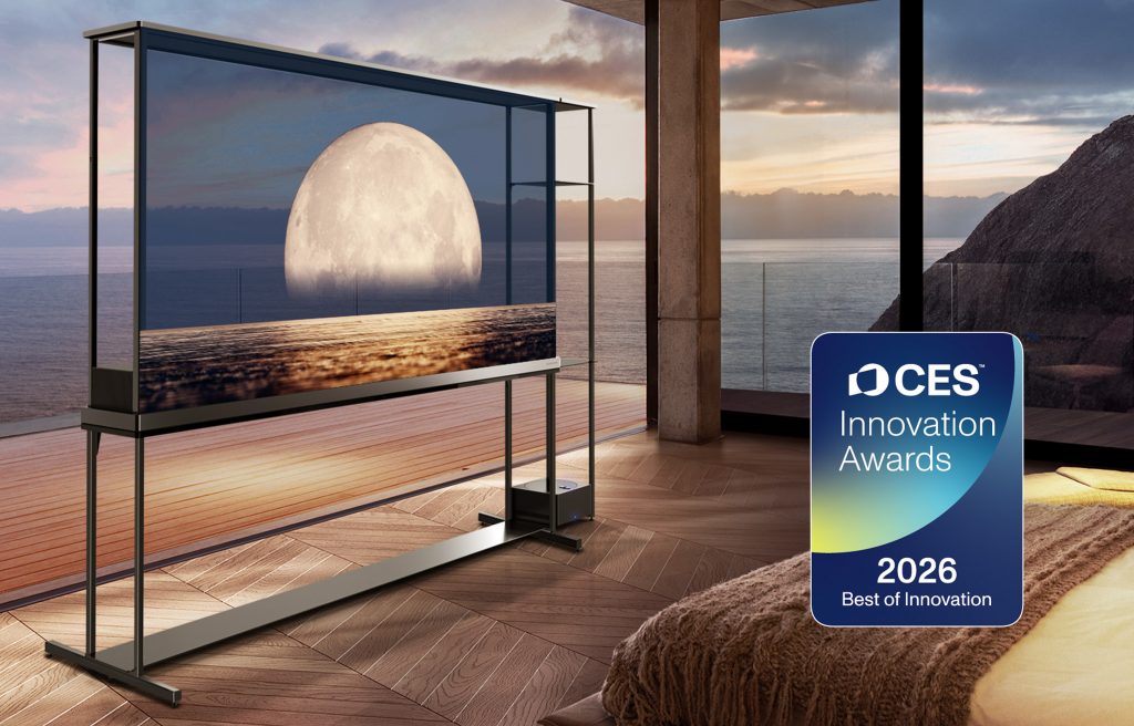 LG trionfa ai CES 2026 Innovation Awards con il TV trasparente OLED T
