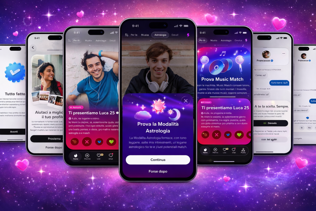 Tinder Sparks 2026 cambia volto all’app