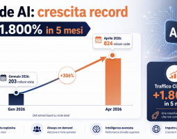 Claude AI cresce del 1.800% in cinque mesi