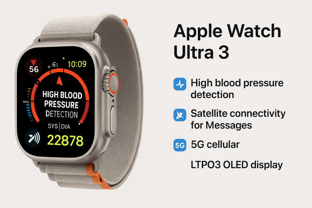 Apple Watch Ultra 3 in uscita a settembre con nuove funzioni