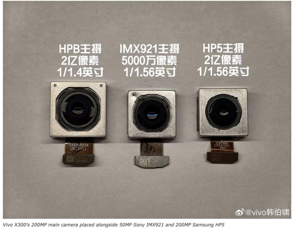 Vivo X300: confermata la fotocamera da 200 MP