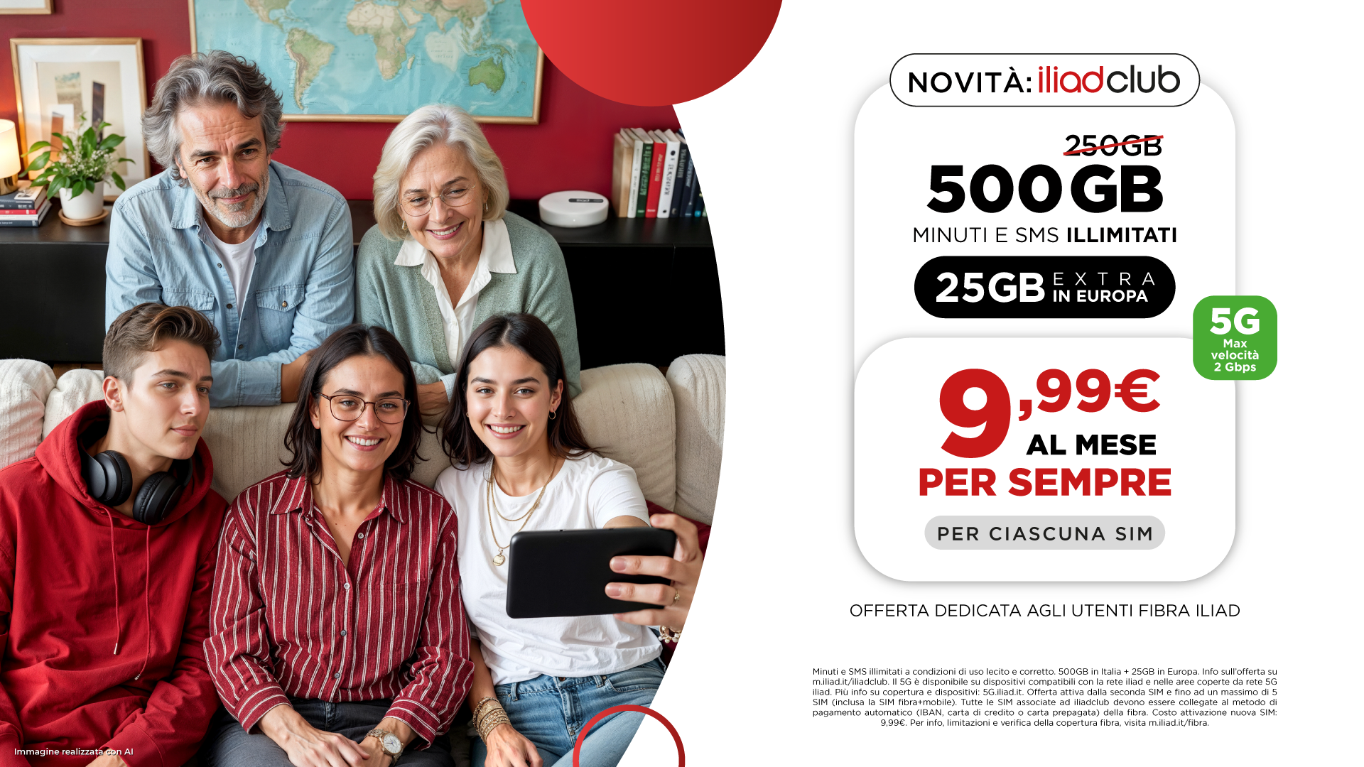 iliadclub di Iliad : nuovi giga mensili per tutti