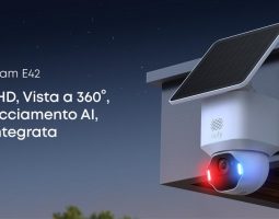 EufyCam E42: videocamera 4K a energia solare con visione a 360° e AI avanzata