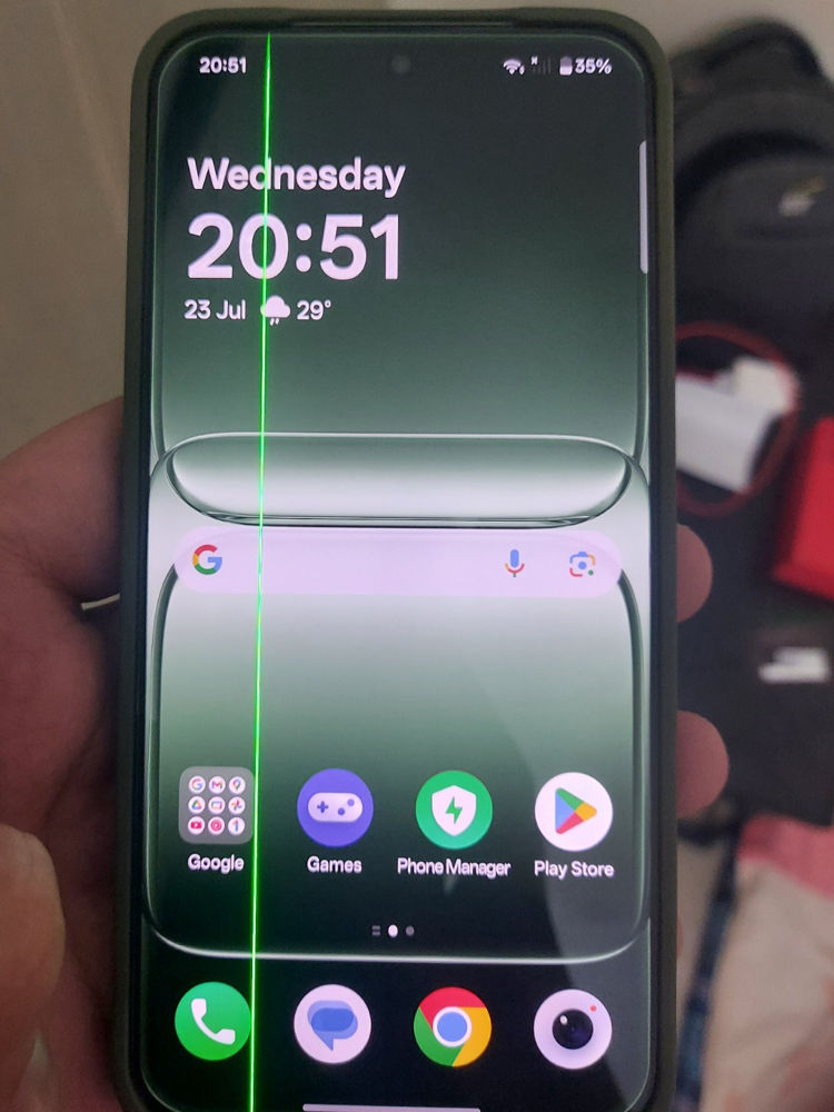 OnePlus 13s linea verde: risposta dell'azienda
