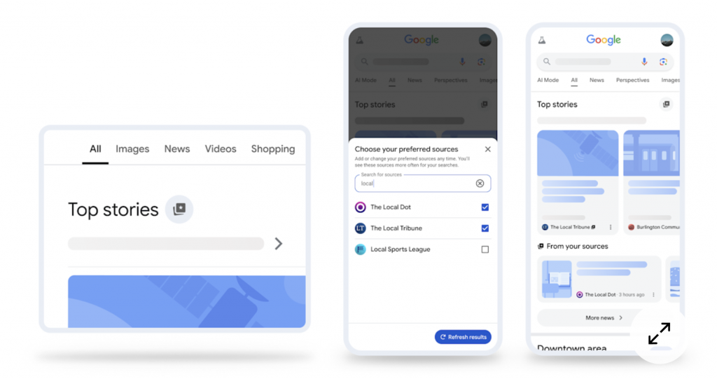Google lancia Preferred Sources per personalizzare i risultati di ricerca