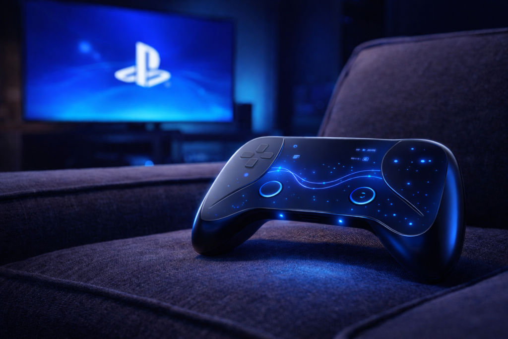 Sony controller touchscreen: brevetto senza tasti