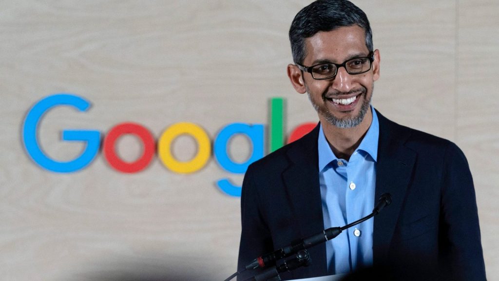 Sundar Pichai verso bonus record in Google