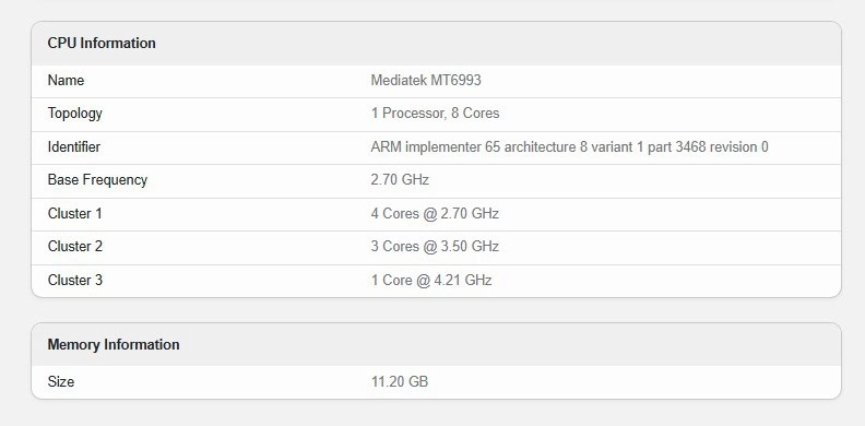 Galaxy Tab S12 Ultra vola su Geekbench con Dimensity 9500