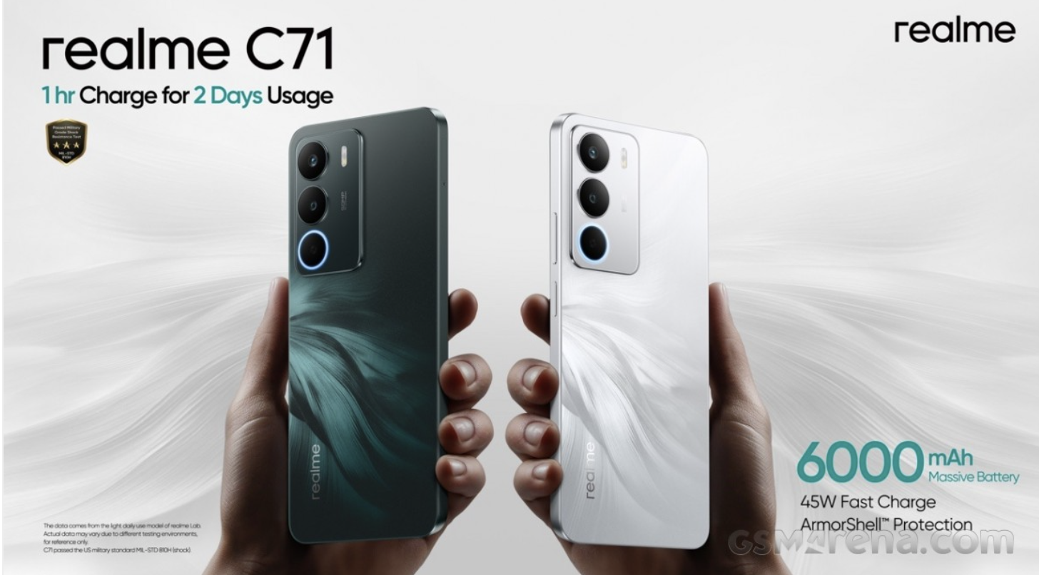Realme C71 arriva in Europa con alcune differenze