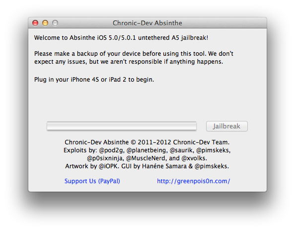 Jailbreak iPad 2 iPhone 4s