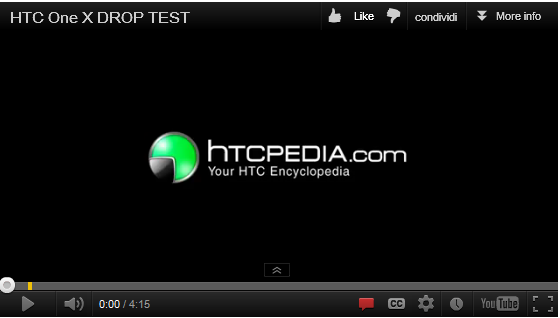 HTCOneXcaduta
