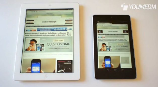 New iPad vs Nexus 7