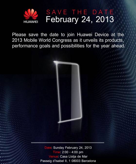 Huawei Save the date