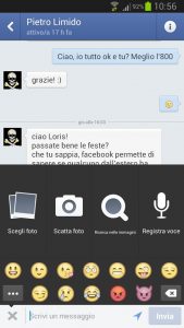 Notifiche vocale su Facebook Messenger