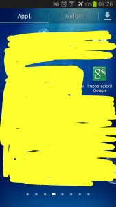 Impostazioni Google