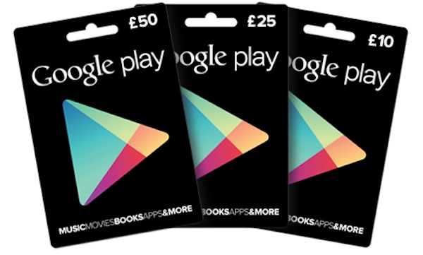 Google Gift Cards