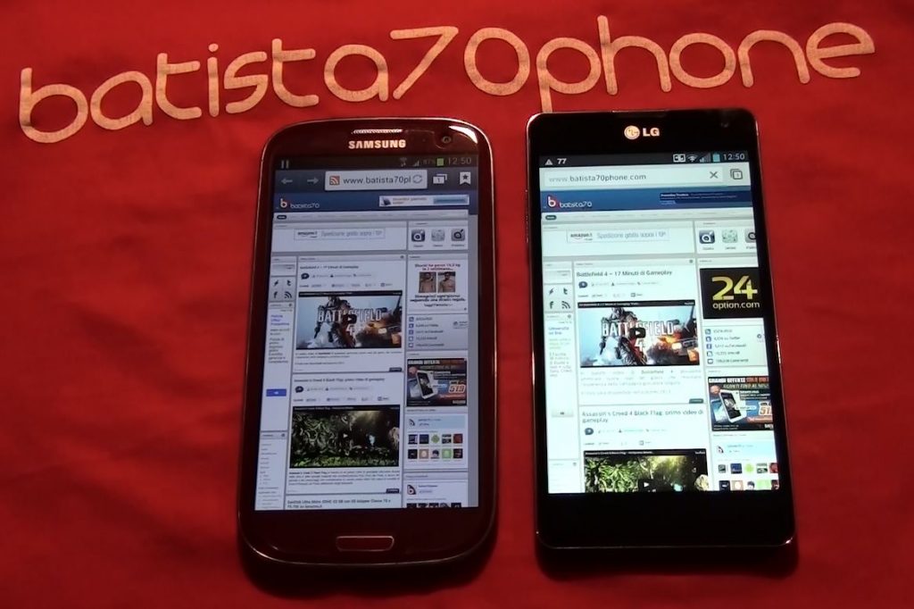 LG Optimus G vs Samsung Galaxy S3