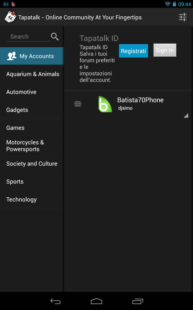 Tapatalk HD