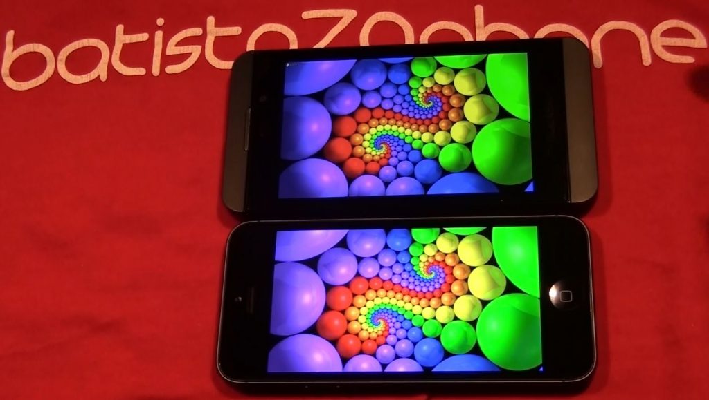 BlackBerry Z10 vs iPhone 5