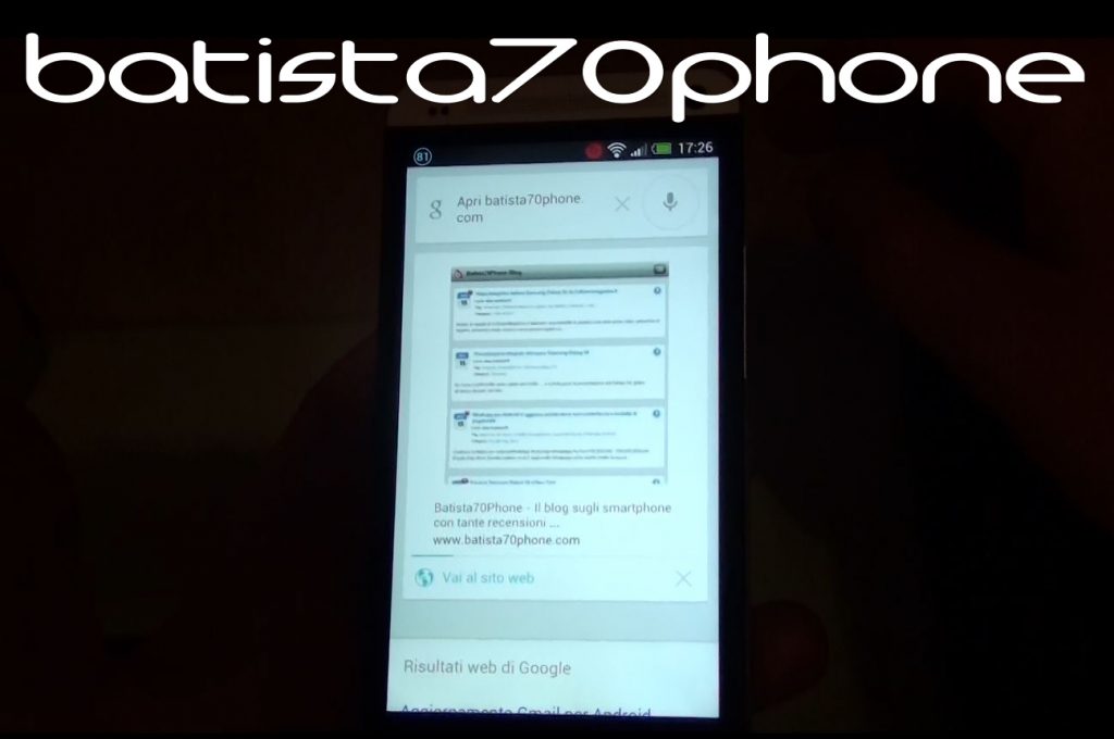Google Now in Italiano su HTC One