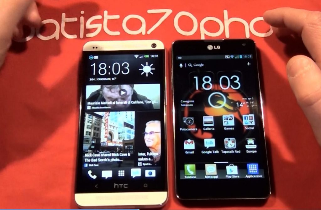 HTC One vs LG Optimus G